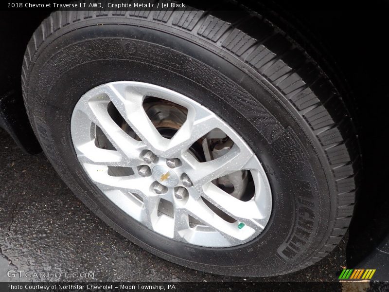 Graphite Metallic / Jet Black 2018 Chevrolet Traverse LT AWD