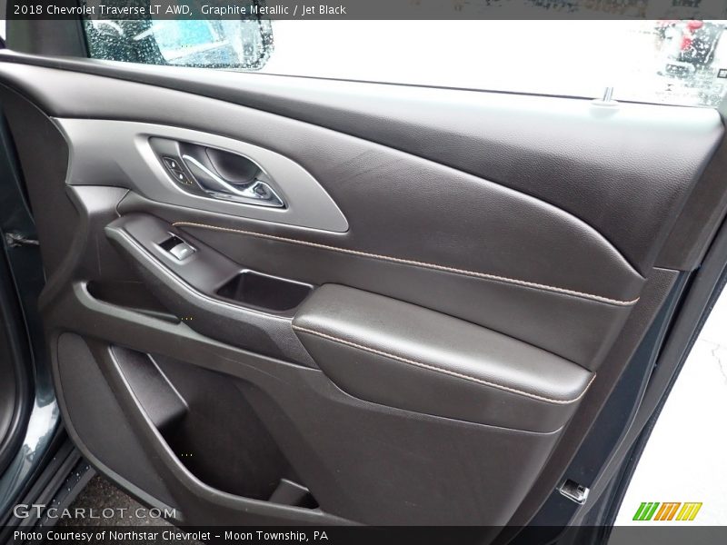 Graphite Metallic / Jet Black 2018 Chevrolet Traverse LT AWD