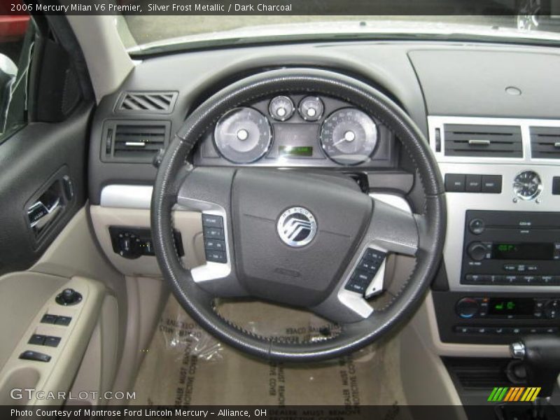 Silver Frost Metallic / Dark Charcoal 2006 Mercury Milan V6 Premier