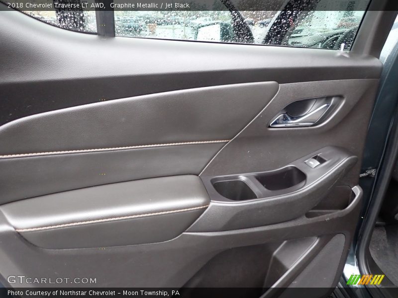 Graphite Metallic / Jet Black 2018 Chevrolet Traverse LT AWD