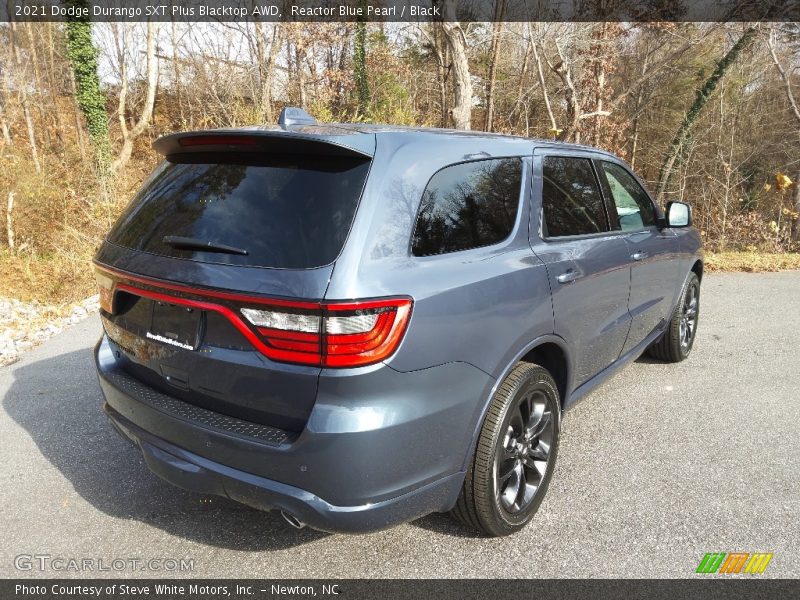 Reactor Blue Pearl / Black 2021 Dodge Durango SXT Plus Blacktop AWD
