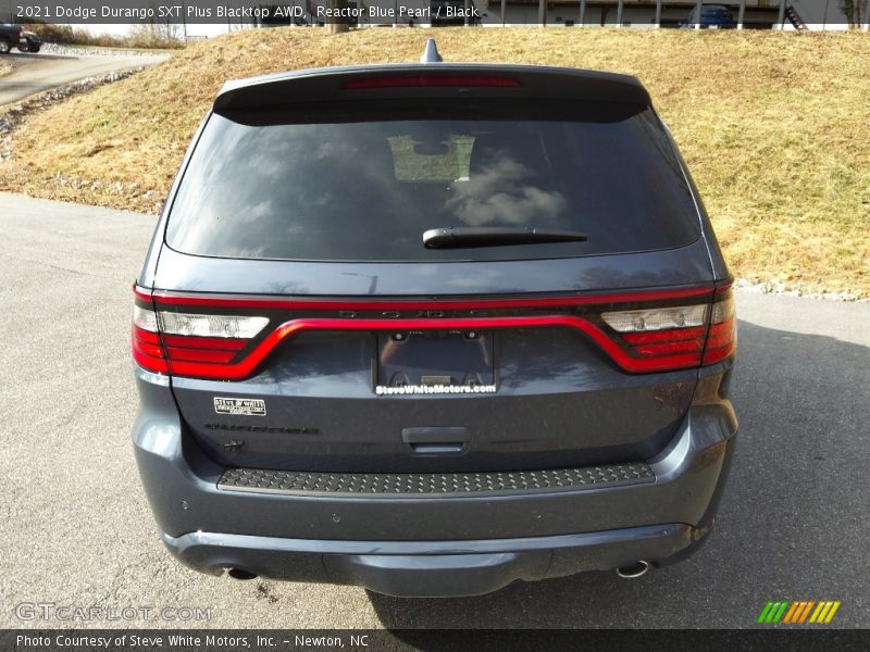 Reactor Blue Pearl / Black 2021 Dodge Durango SXT Plus Blacktop AWD