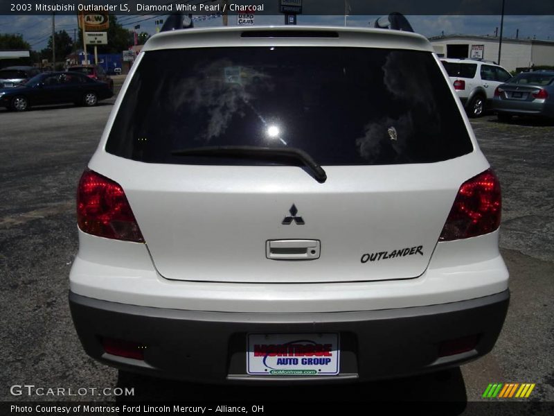 Diamond White Pearl / Charcoal 2003 Mitsubishi Outlander LS