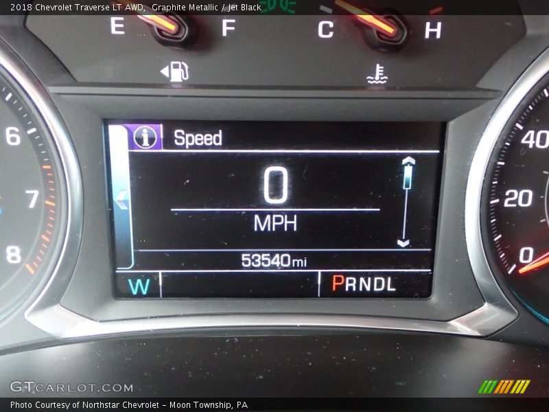 Graphite Metallic / Jet Black 2018 Chevrolet Traverse LT AWD