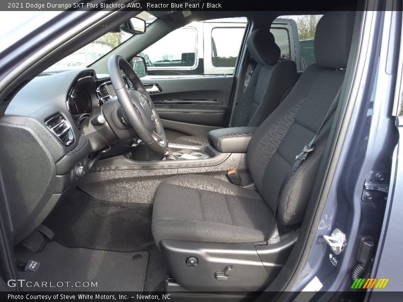 Reactor Blue Pearl / Black 2021 Dodge Durango SXT Plus Blacktop AWD