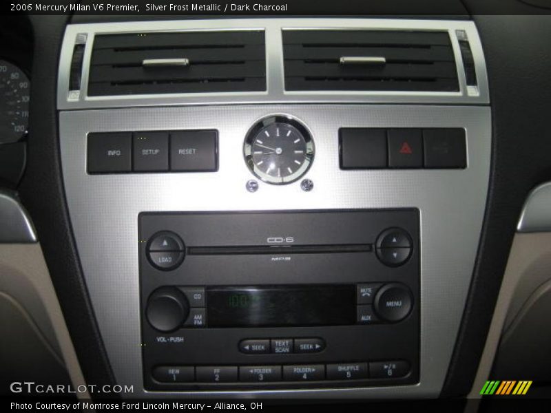 Silver Frost Metallic / Dark Charcoal 2006 Mercury Milan V6 Premier