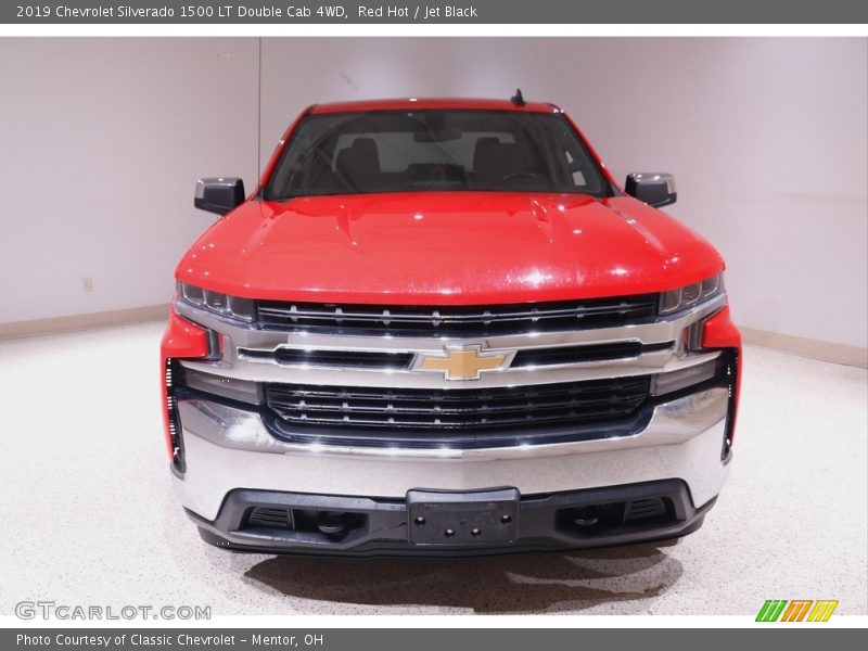 Red Hot / Jet Black 2019 Chevrolet Silverado 1500 LT Double Cab 4WD