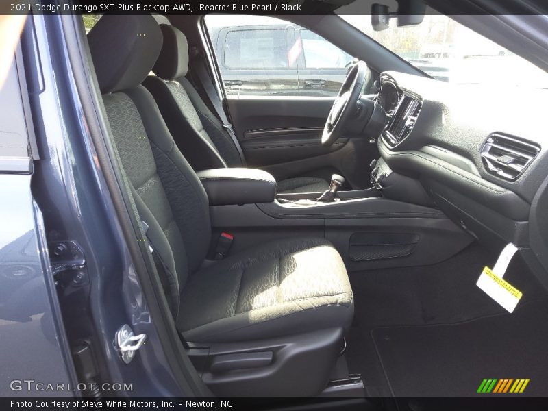 Reactor Blue Pearl / Black 2021 Dodge Durango SXT Plus Blacktop AWD