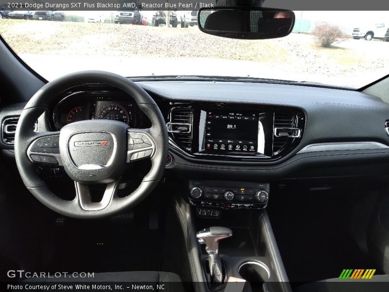 Reactor Blue Pearl / Black 2021 Dodge Durango SXT Plus Blacktop AWD