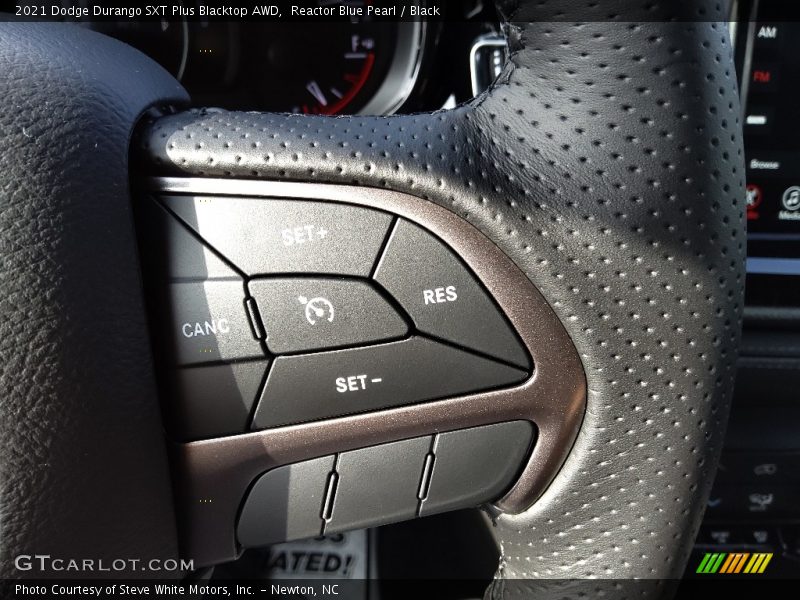 Reactor Blue Pearl / Black 2021 Dodge Durango SXT Plus Blacktop AWD