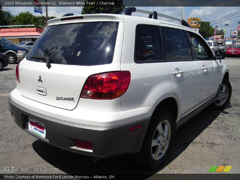 Diamond White Pearl / Charcoal 2003 Mitsubishi Outlander LS