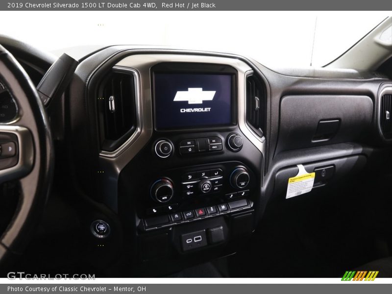 Red Hot / Jet Black 2019 Chevrolet Silverado 1500 LT Double Cab 4WD