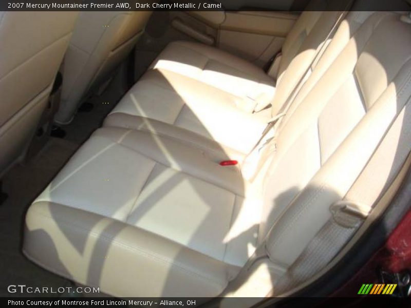 Dark Cherry Metallic / Camel 2007 Mercury Mountaineer Premier AWD