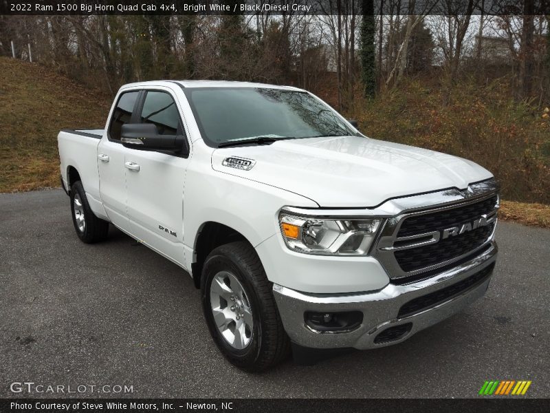 Front 3/4 View of 2022 1500 Big Horn Quad Cab 4x4