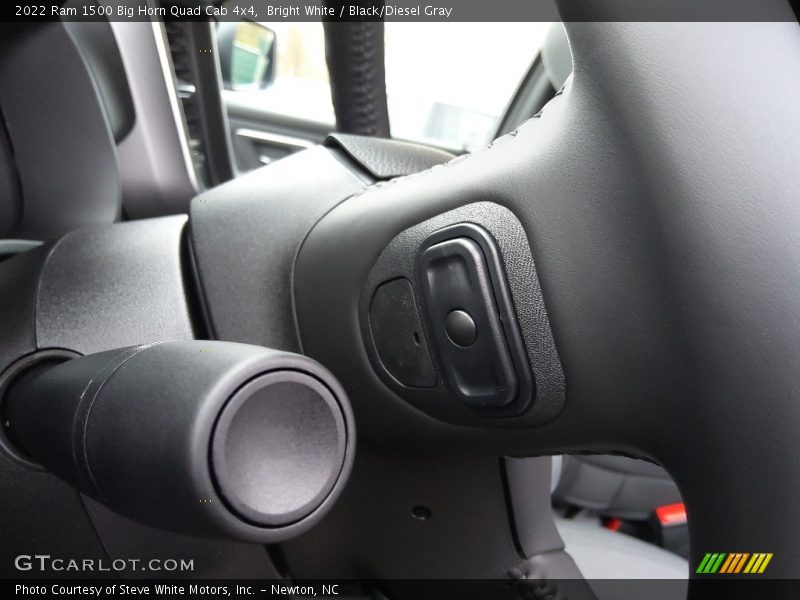 Bright White / Black/Diesel Gray 2022 Ram 1500 Big Horn Quad Cab 4x4