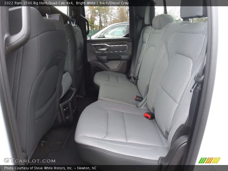 Bright White / Black/Diesel Gray 2022 Ram 1500 Big Horn Quad Cab 4x4
