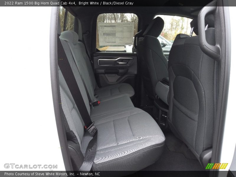 Bright White / Black/Diesel Gray 2022 Ram 1500 Big Horn Quad Cab 4x4