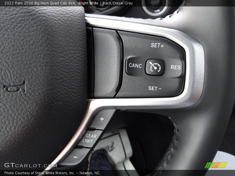 Bright White / Black/Diesel Gray 2022 Ram 1500 Big Horn Quad Cab 4x4