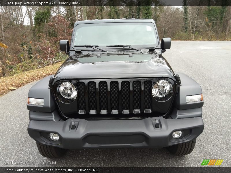 Black / Black 2021 Jeep Wrangler Sport 4x4