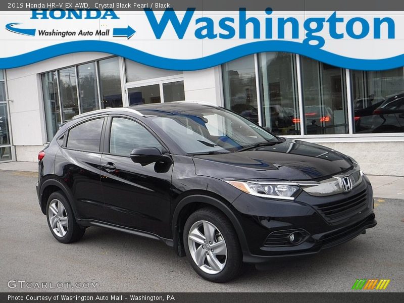 Crystal Black Pearl / Black 2019 Honda HR-V EX AWD