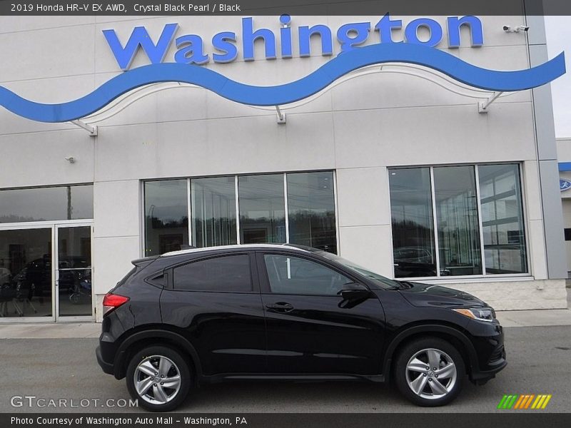 Crystal Black Pearl / Black 2019 Honda HR-V EX AWD
