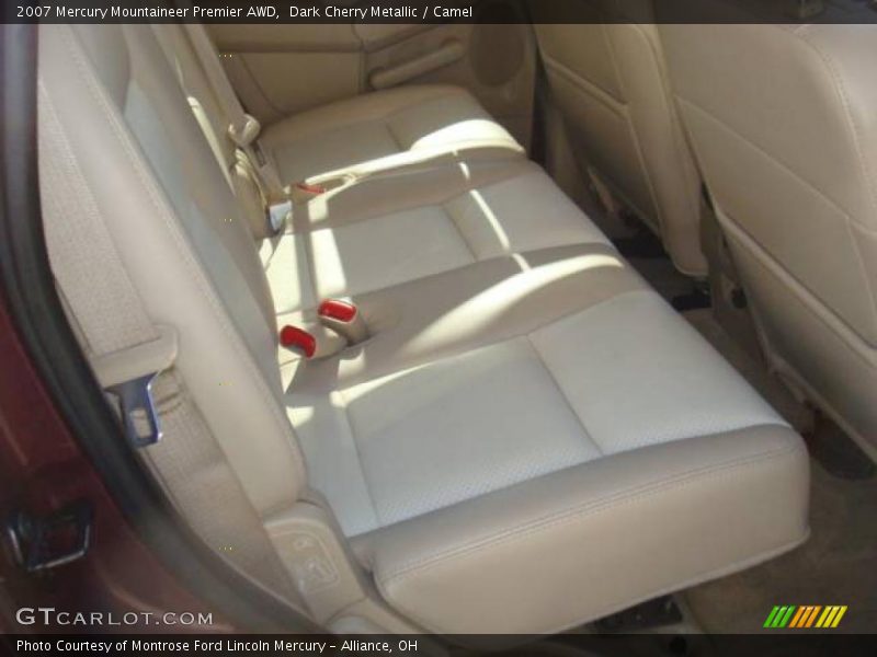 Dark Cherry Metallic / Camel 2007 Mercury Mountaineer Premier AWD