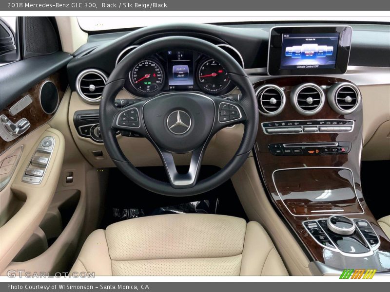 Black / Silk Beige/Black 2018 Mercedes-Benz GLC 300