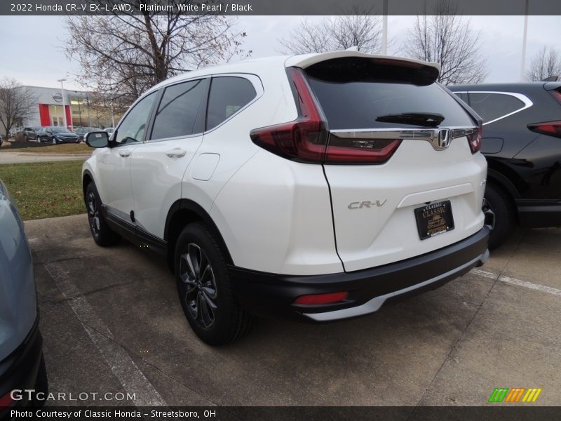 Platinum White Pearl / Black 2022 Honda CR-V EX-L AWD