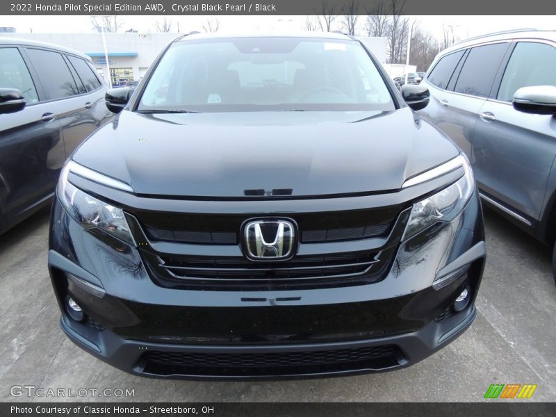 Crystal Black Pearl / Black 2022 Honda Pilot Special Edition AWD