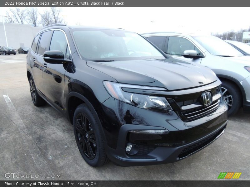 Crystal Black Pearl / Black 2022 Honda Pilot Special Edition AWD