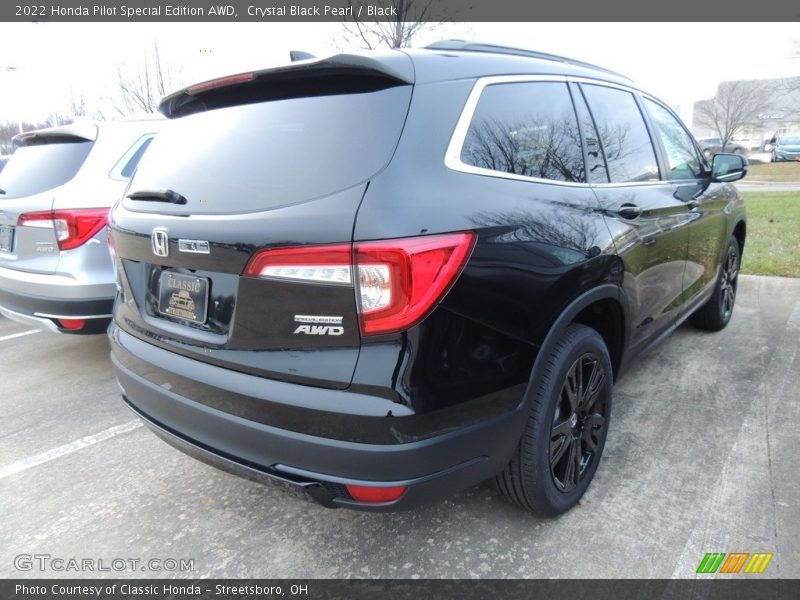 Crystal Black Pearl / Black 2022 Honda Pilot Special Edition AWD