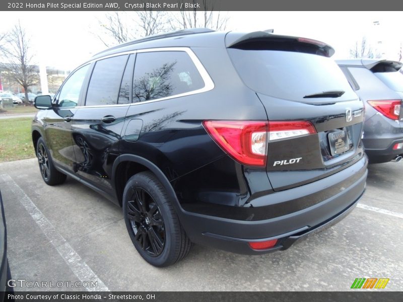 Crystal Black Pearl / Black 2022 Honda Pilot Special Edition AWD