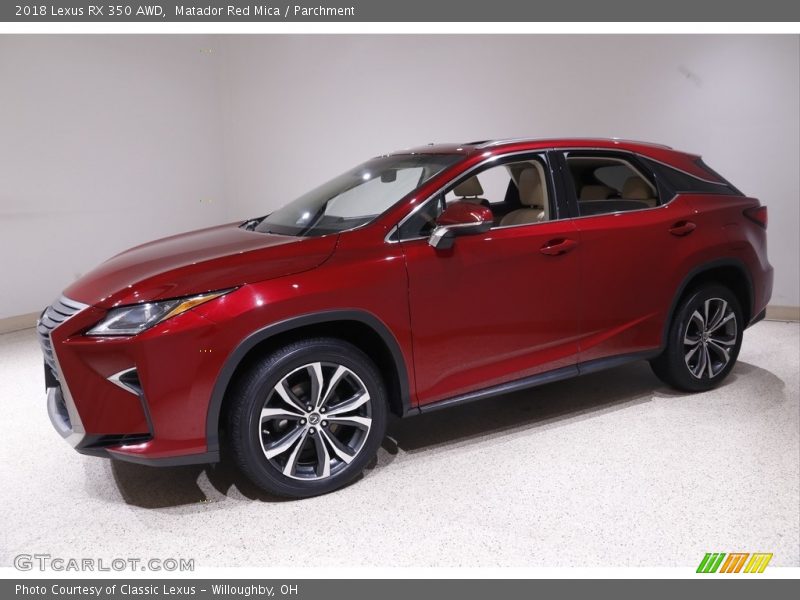 Matador Red Mica / Parchment 2018 Lexus RX 350 AWD