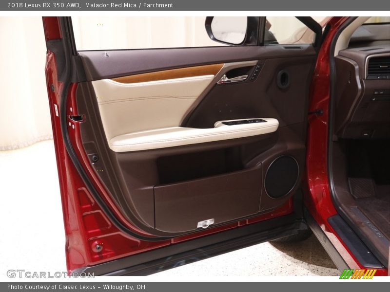 Matador Red Mica / Parchment 2018 Lexus RX 350 AWD