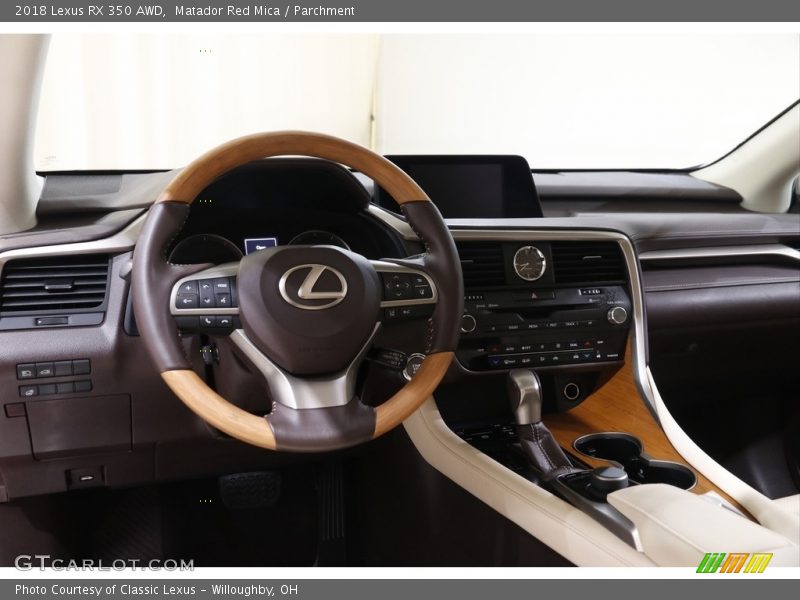 Matador Red Mica / Parchment 2018 Lexus RX 350 AWD