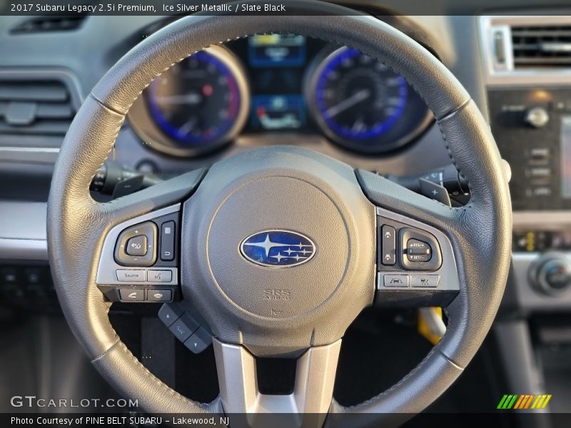 Ice Silver Metallic / Slate Black 2017 Subaru Legacy 2.5i Premium