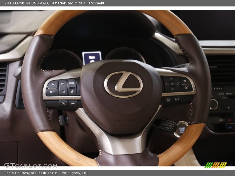 Matador Red Mica / Parchment 2018 Lexus RX 350 AWD