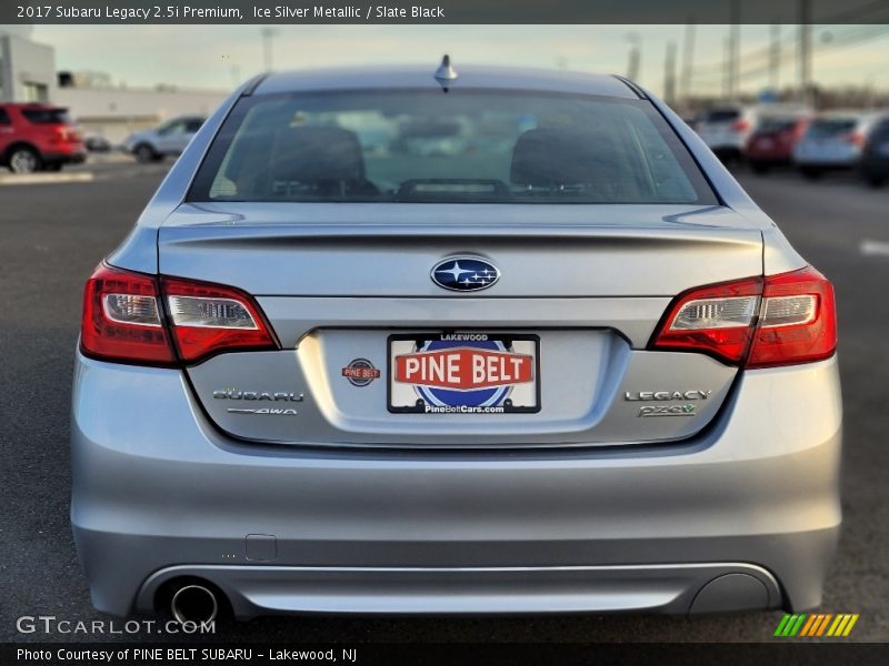 Ice Silver Metallic / Slate Black 2017 Subaru Legacy 2.5i Premium