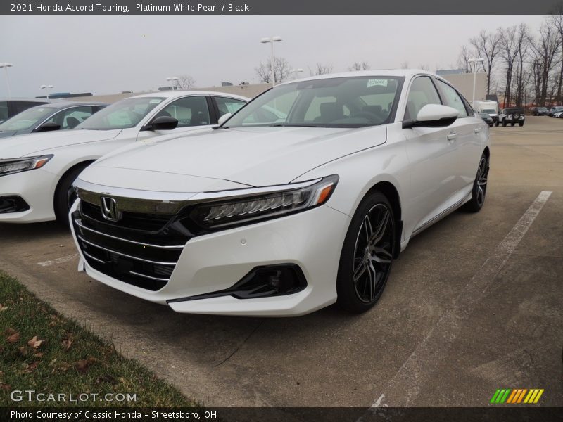 Platinum White Pearl / Black 2021 Honda Accord Touring