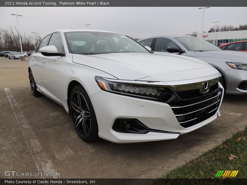 Platinum White Pearl / Black 2021 Honda Accord Touring