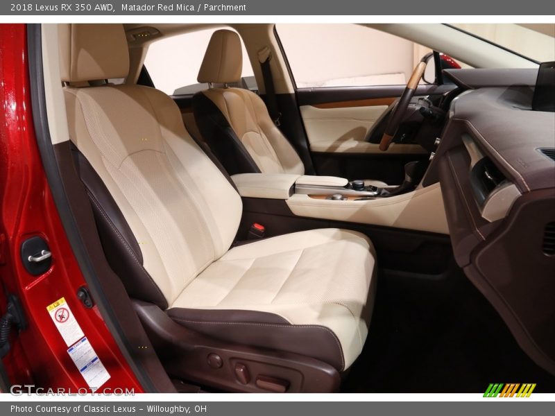 Matador Red Mica / Parchment 2018 Lexus RX 350 AWD