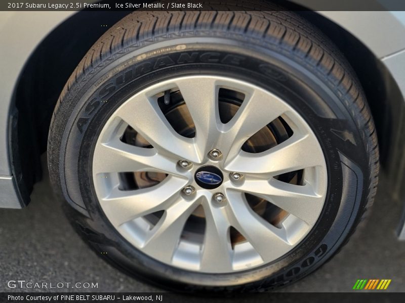 Ice Silver Metallic / Slate Black 2017 Subaru Legacy 2.5i Premium