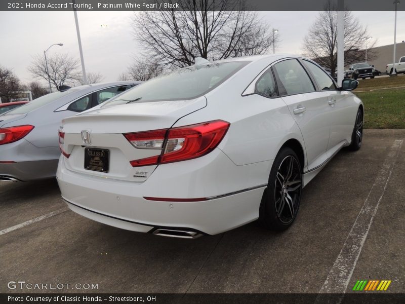 Platinum White Pearl / Black 2021 Honda Accord Touring