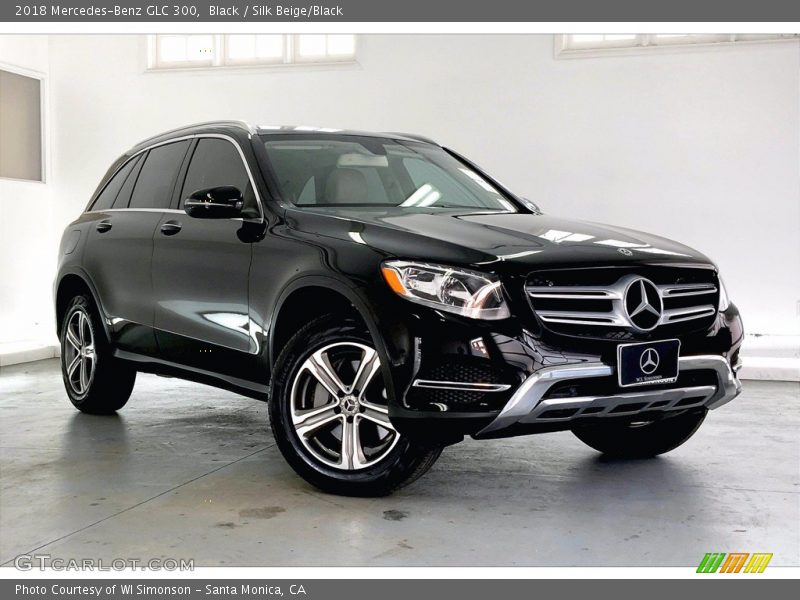 Black / Silk Beige/Black 2018 Mercedes-Benz GLC 300