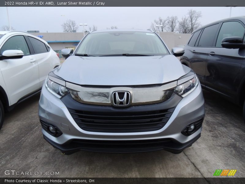 Lunar Silver Metallic / Gray 2022 Honda HR-V EX AWD