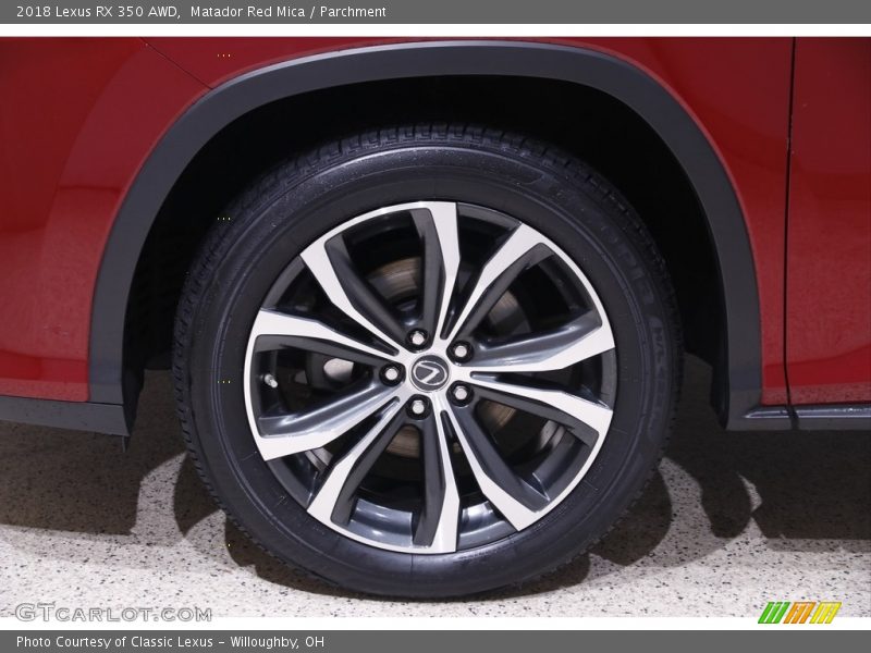 Matador Red Mica / Parchment 2018 Lexus RX 350 AWD