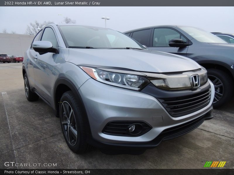 Lunar Silver Metallic / Gray 2022 Honda HR-V EX AWD