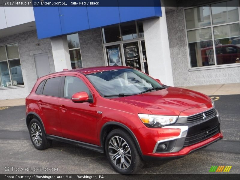 Rally Red / Black 2017 Mitsubishi Outlander Sport SE