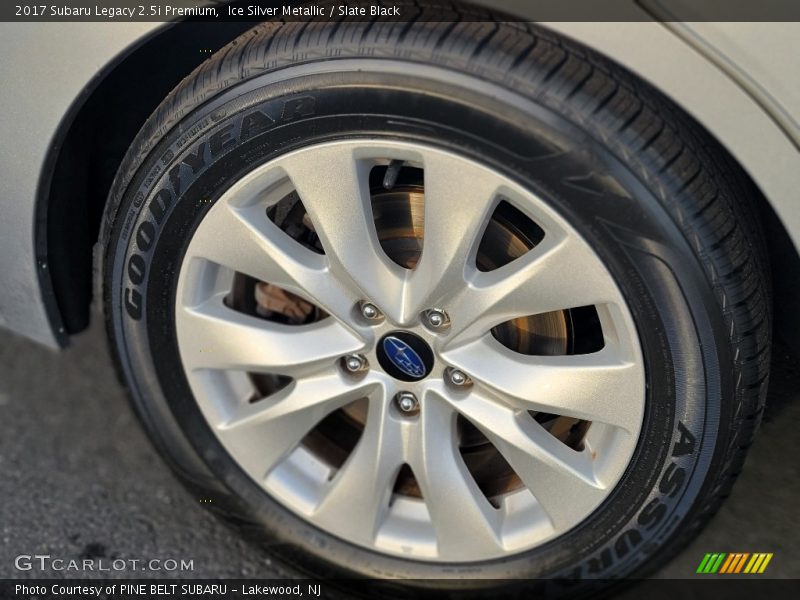 Ice Silver Metallic / Slate Black 2017 Subaru Legacy 2.5i Premium