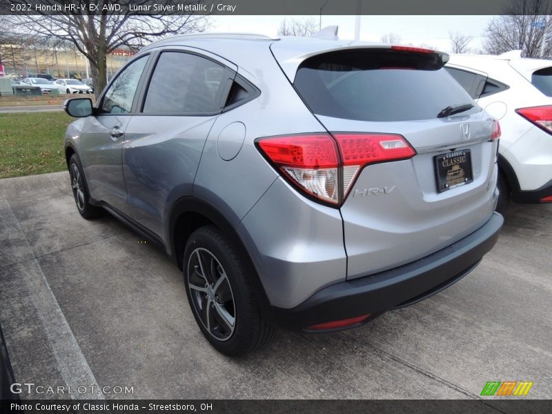 Lunar Silver Metallic / Gray 2022 Honda HR-V EX AWD